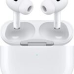 Apple AirPods Pro 2nd Generation In-ear Bluetooth Handsfree Ακουστικά με Αντοχή στον Ιδρώτα και Θήκη Φόρτισης Λευκά