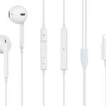 CELEBRAT earphones με μικρόφωνο G17, Lightning, Φ14mm, 1.2m, λευκά