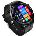 INTIME smartwatch 3 Pro, 1.28", IP67, heart rate, ηχείο & mic, μαύρο