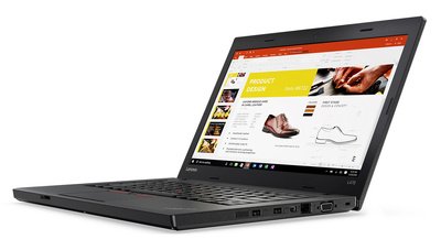 LENOVO Laptop ThinkPad L470, Refurbished Grade B, i5-6300U 8/256GB SSD, 14", Cam, Intel HD Graphics 520, FreeDOS