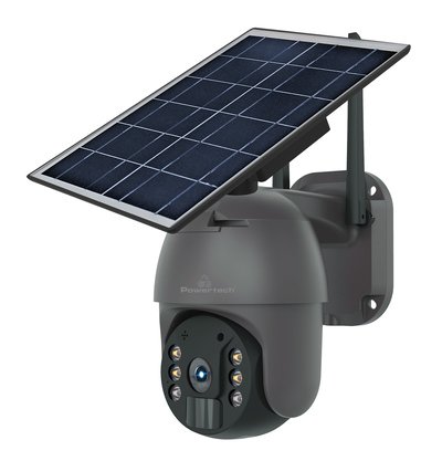 POWERTECH smart ηλιακή κάμερα PT-1174, 3MP, 4G, SD, PTZ, IP65