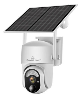 POWERTECH smart ηλιακή κάμερα PT-1176, 4MP, 4G, SD, PTZ, IP65