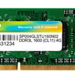 SILICON POWER Μνήμη DDR3L SODimm , 4GB, 1600MHz, PC3L-12800, CL11, 1.35v
