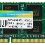 SILICON POWER Μνήμη RAM DDR3 SODimm, 8GB, 1600MHz, CL11
