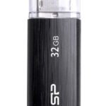 SILICON POWER USB Flash Drive Ultima U02, 32GB, USB 2.0, μαύρο