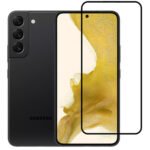 POWERTECH tempered glass 3D TGC-0550, full glue, Samsung S22 5G, μαύρο