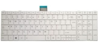 Πληκτρολόγιο για Toshiba Satellite C850, US, λευκό