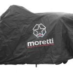 MORETTI κουκούλα μηχανής LXMA2753 με θήκη, L 246x104x127cm, μαύρη