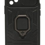 POWERTECH Θήκη Ring Lens MOB-1751 για Samsung A73 5G, μαύρη