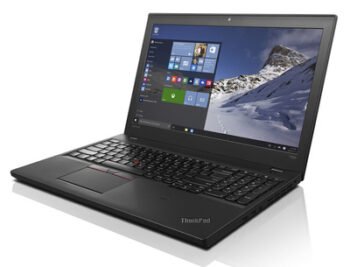 LENOVO Laptop ThinkPad T560, Refurbished Grade A, i5-6200U, 16/256GB SSD, 15.6", Cam, HD Graphics 520, FreeDOS