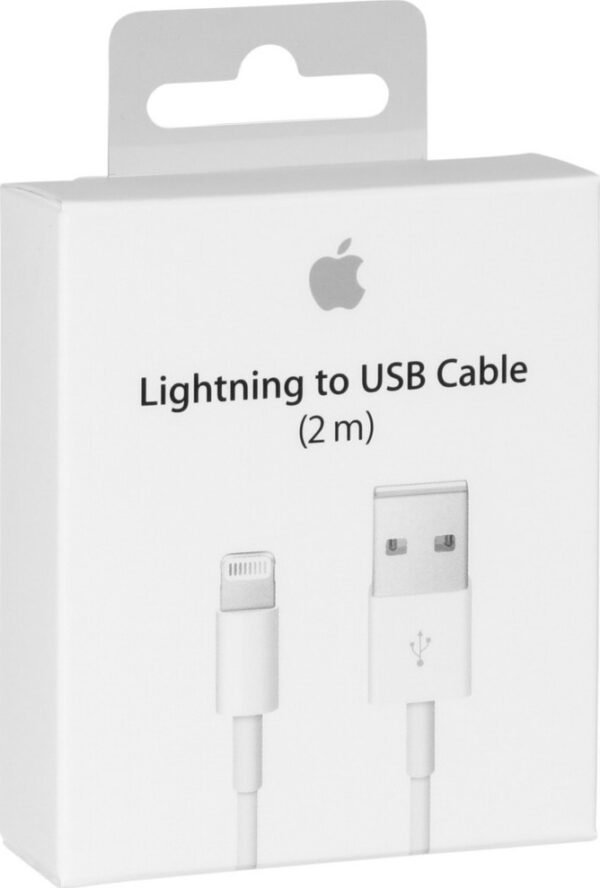 Apple USB to Lightning Cable White 2m Retail (MD819)