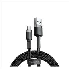 Baseus Type-C Cafule Cable 2A 2m Gray + Black (CATKLF-CG1)