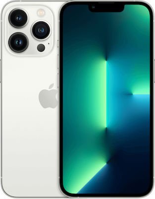 Apple iPhone 13 Pro (6GB/512GB) Silver  Εκθεσιακό (1 Year Warranty) 100% Battery