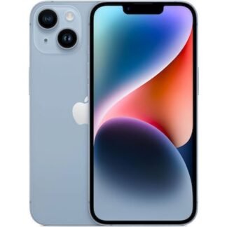 Apple iPhone 14 (6GB/128GB) Blue Εκθεσιακό (1 Year Warranty) 90% + Battery (Protective Glass + Premium Silicone Case)