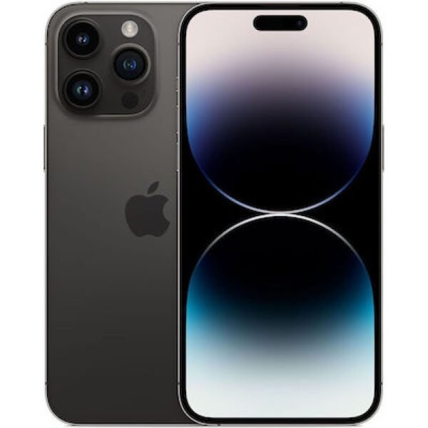 Apple iPhone 14 Pro Max 5G (6GB/128GB) Space Black Εκθεσιακό 89% + Battery (1 Year Warranty) (Protective Glass + Premium Silicone Case)