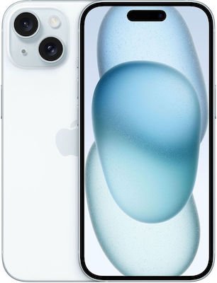 Apple iPhone 15 (6GB/128GB) Blue NEW Open Box Εκθεσιακό NEW Open Box (1 Year Warranty) 100% Battery