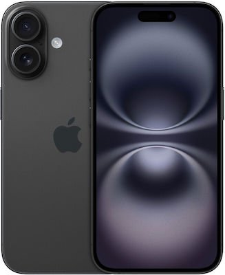 Apple iPhone 16 (8GB/128GB) Black Εκθεσιακό NEW Open Box (Not Activated) 100% Battery