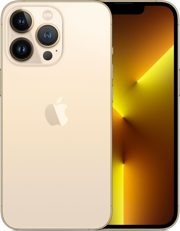 Apple iPhone 13 Pro Max (6GB/256GB) Gold Εκθεσιακό 100% + Battery (1 Year  Warranty) + (Protective Glass + Premium Silicone Case)