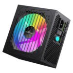 POWERTECH τροφοδοτικό PC PT-1311, 80PLUS Bronze, 700W, ATX, 120mm RGB Fan, Semi Modular