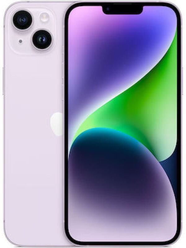 Apple iPhone 14 (6GB/128GB) Purple Εκθεσιακό 93% + Battery (1 Year Warranty) + (Protective Glass + Premium Silicone Case)
