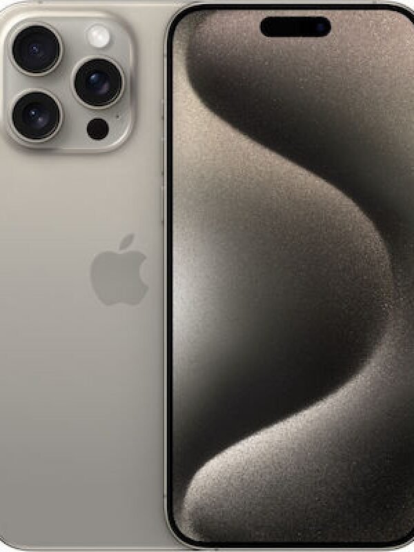 Apple iPhone 15 Pro Max 5G (8GB/256GB) Natural Titanium Εκθεσιακό NEW Open Box (1 Year Warranty) 100% Battery