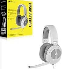Corsair HS55 Stereo Over Ear Gaming Headset 3.5mm White (CA-9011261-EU)