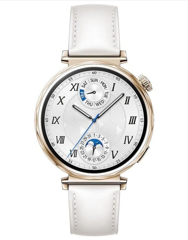Huawei Watch GT 5 41mm White Leather Strap (55020DJT)