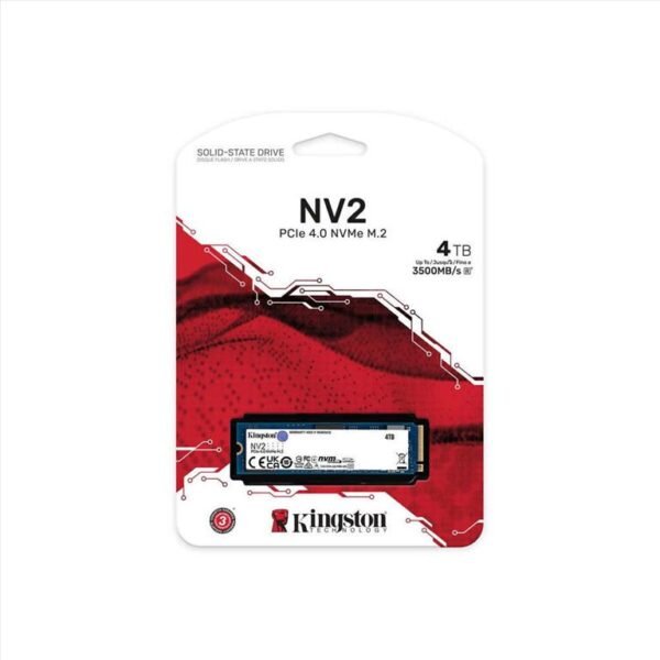 Kingston NV3 SSD 4TB M.2 NVMe PCI Express 4.0 (SNV3S/4000G)