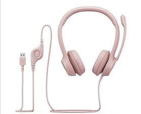 Logitech Usb Headset H390 Pink (981-001281)