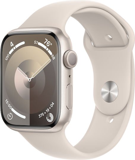 Apple Watch Series 9 Aluminium 45mm Starlight New Open Box (Not Activated)