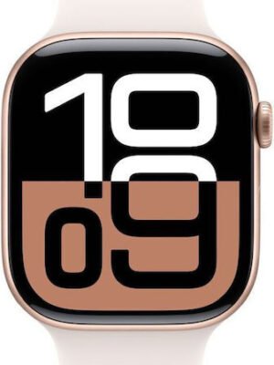 Apple Watch Series 10 Aluminium 42mm Rose Gold Light Blush Sport Band (S/M)
