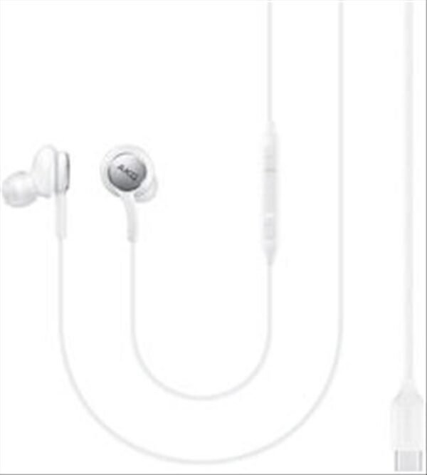 AKG EO-IC100B In-ear Handsfree USB-C Stereo White (Συσκευασία Bulk)