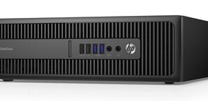 HP PC EliteDesk 800 G2 SFF, Refurbished Grade A Repainted, i5-6500, 4/128GB SSD, DVD, FreeDOS
