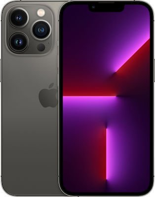 Apple iPhone 13 Pro (6GB/128GB) Graphite Εκθεσιακό  (1 Year Warranty) 100% Battery