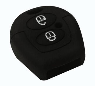 Θήκη κλειδιού για αυτοκίνητα Volkswagen 1001-08, εύκαμπτη, μαύρη