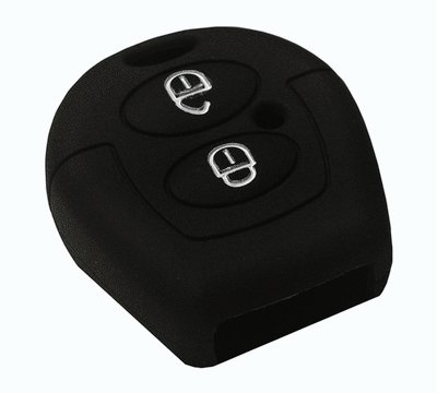 Θήκη κλειδιού για αυτοκίνητα Volkswagen 1001-08, εύκαμπτη, μαύρη