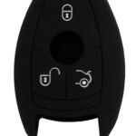 Θήκη κλειδιού για αυτοκίνητα Mercedes-Benz 1008-09, εύκαμπτη, μαύρη