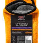 MOJE AUTO απορροφητική πετσέτα μικροϊνών 19-632 41x41cm, πορτοκαλί/μαύρη