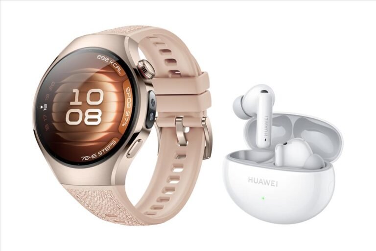 Huawei Watch 5 42mm Beige + Huawei FreeBuds 6i White (55020EWFBNDL)