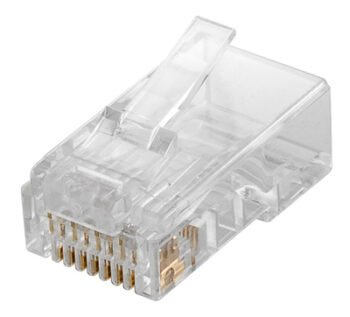 GOOBAY βύσμα RJ45 93828, CAT 6 UTP, διάφανο, 10τμχ
