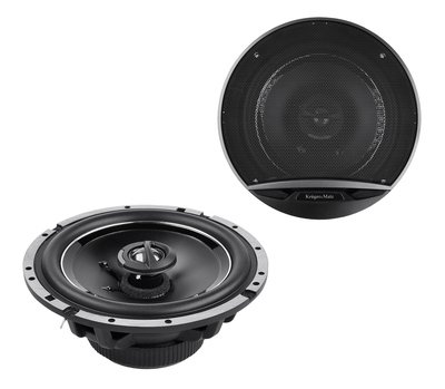KRUGER&MATZ σετ ηχεία αυτοκινήτου KM652T11, 120W, 6.5", 2 δρόμων, μαύρο