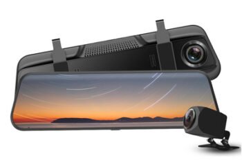 POWERTECH καθρέφτης αυτοκινήτου με κάμερες PT-1330, μπροστινή/οπισθοπορείας, 9.66" οθόνη, 1080p