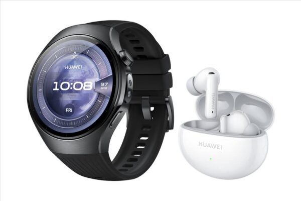 Huawei Watch 5 46mm Black + Huawei FreeBuds 6i White (55020EWBBNDL)