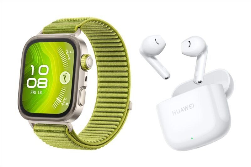 Huawei Watch Fit 4 Pro Green Woven + Huawei Freebuds SE 2 Ceramic White (55020EYNBNDL)
