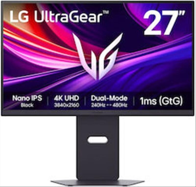 LG 27G850A-B IPS HDR Gaming Monitor 27" 4K 3840x2160 240Hz 1ms GTG