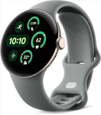 Google Pixel Watch 3 Aluminium (Matte Hazel Aluminum Case / Hazel Active Band)