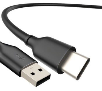 CABLETIME καλώδιο USB-C σε USB U323A, 3A, 480Mbps, 0.25m, μαύρο