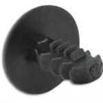 DELOCK Πλαστική τάπα 60188 για κάλυψη οπών, 8.7x9.6mm, μαύρη, 10τμχ