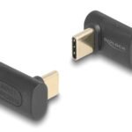 DELOCK αντάπτορας USB-C 60246, αρσενικό σε θηλυκό, 240W, 40Gbps, μαύρος