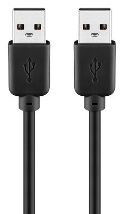 GOOBAY καλώδιο USB 2.0 Type A 93594, copper, 3m, μαύρο